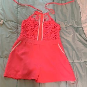 BRAND NEW pink coconut boutique romper